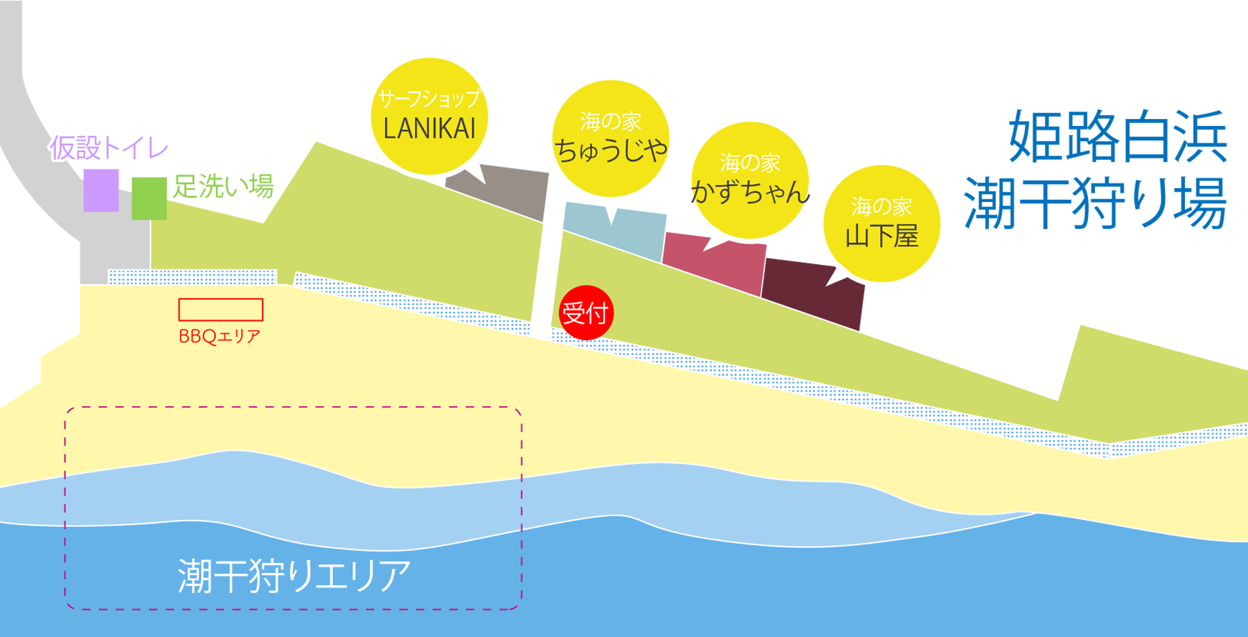 姫路白浜海岸エリア